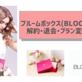 ブルームボックス(BLOOMBOX)を解約・退会・プラン変更【注意点】